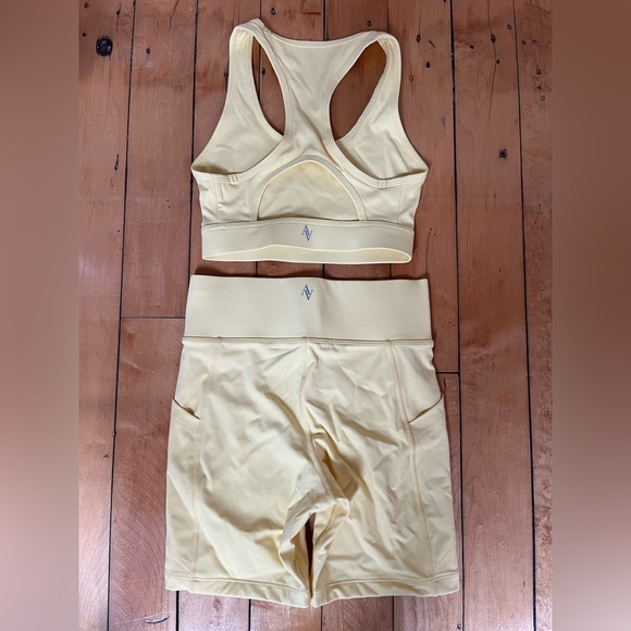 Butter Yellow Workout Set - Picture 1 of 5